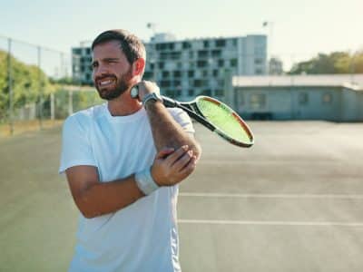 man tennis